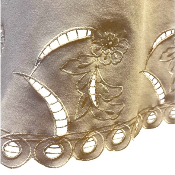 Ted Baker Emalise Pink V-neck Embroidered Skater Dress TB Size 2 - Picture 6 of 14